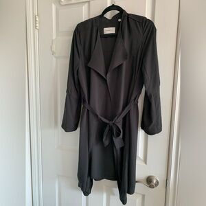 Small Babaton black wrap jacket from Aritzia.